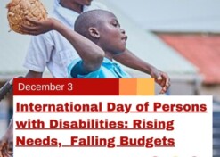 International Day of Persons with Disabilities: Rising Needs, Falling Budgets