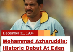 Mohammad Azharuddin: Historic Debut At Eden Gardens