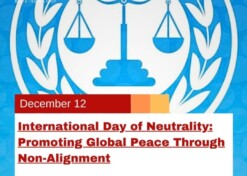 International Day of Neutrality: Promoting Global Peace Through Non-Alignment