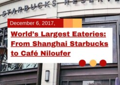 World’s Largest Eateries: From Shanghai Starbucks to Café Niloufer