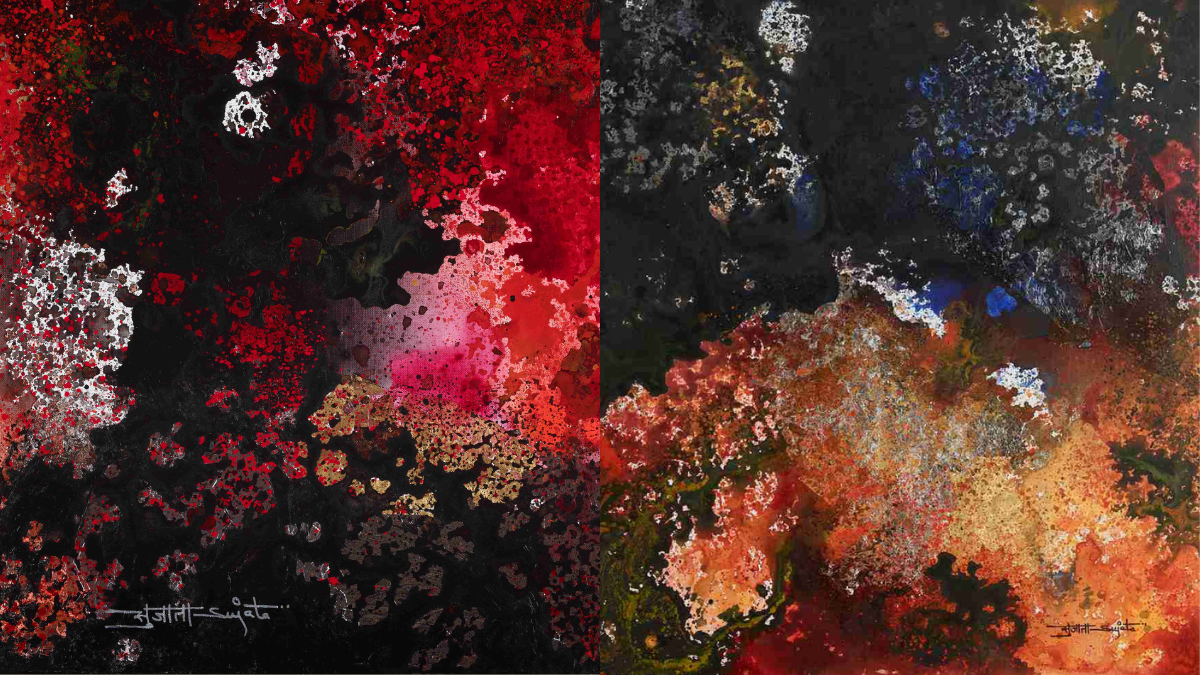 For viewers at Spacescapes in New Delhi, the effect was immersive and immediate