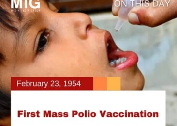 First Mass Polio Vaccination