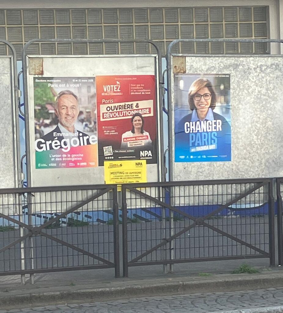 Left votes split in final round of Paris Mayoral poll