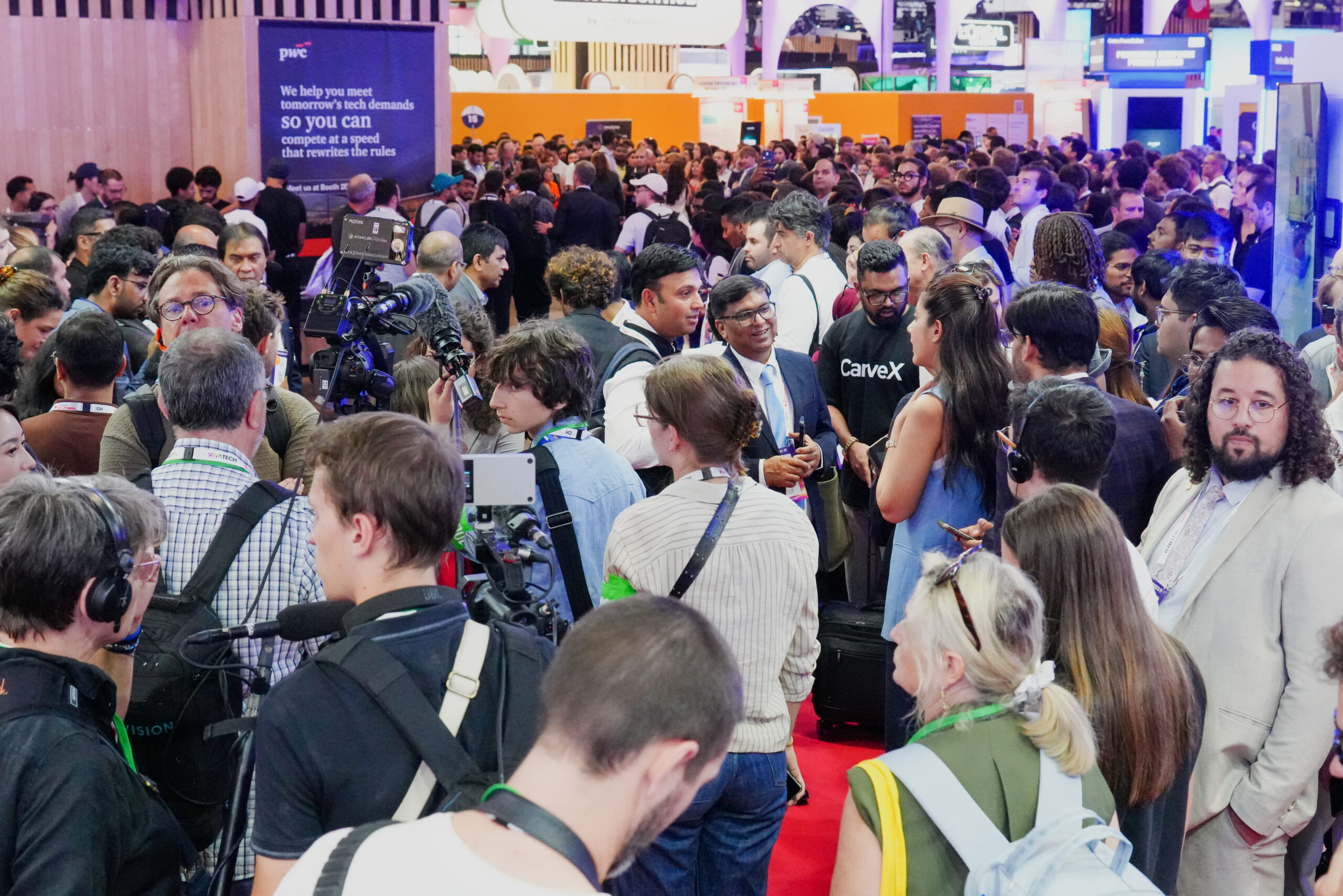A record 200,000 visitors attended VivaTech 2026, Europe's largest technology exhibition.
