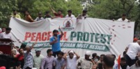 Hundreds from across India gather at Cockroach Janta Party protest in Delhi