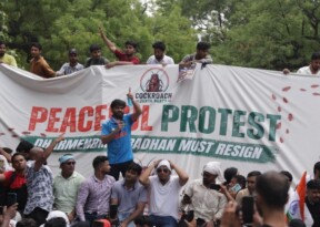 Hundreds from across India gather at Cockroach Janta Party protest in Delhi