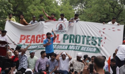 Hundreds from across India gather at Cockroach Janta Party protest in Delhi