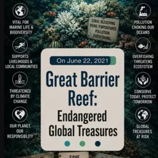 Great Barrier Reef: Endangered Global Treasures.