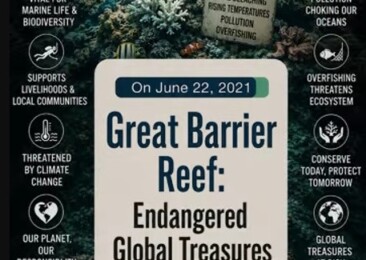 Great Barrier Reef: Endangered Global Treasures.