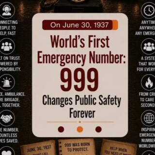 World’s First Emergency Number: 999 Changes Public Safety Forever