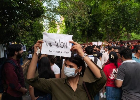 As Pradhan resigns, students say battle for education has just begun