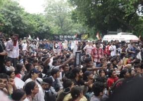 30-day NEET protest erupts in violence after police use tear gas and batons