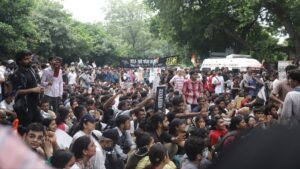 30-day NEET protest erupts in violence after police use tear gas and batons
