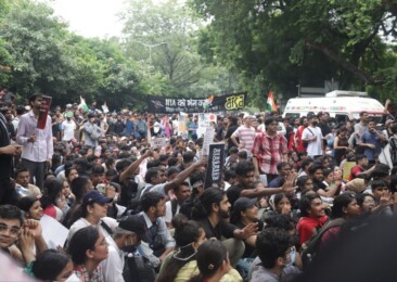 30-day NEET protest erupts in violence after police use tear gas and batons