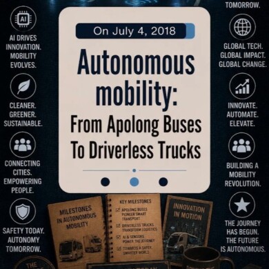 Autonomous mobility:From Apolong Buses To Driverless Trucks