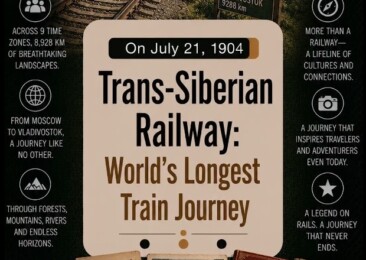 Trans-Siberian Railway: World’s Longest Train Journey.