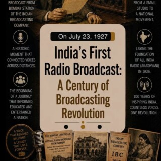 India’s First Radio Broadcast: A Century of Broadcasting Revolution
