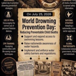 World Drowning Prevention Day: Reducing Preventable Child Deaths.