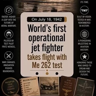 World’s first operational jet fighter takes flight with Me 262 test