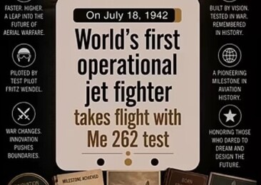 World’s first operational jet fighter takes flight with Me 262 test