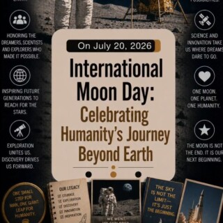 International Moon Day: Celebrating Humanity’s Journey Beyond Earth.