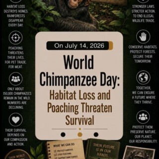 World Chimpanzee Day: Habitat Loss and Poaching Threaten Survival