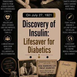 Discovery of Insulin: Lifesaver for Diabetics