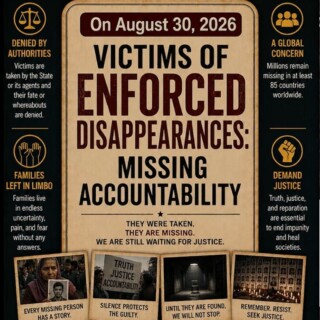 Victims of Enforced Disappearances: Missing Accountability