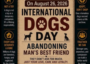 International Dogs Day: Abandoning Man’s Best Friend