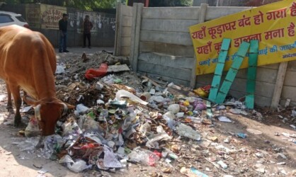 Mounting garbage on Delhi streets as MCD demolishes local garbage collection points