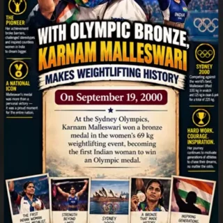 With Olympic Bronze, Karnam Malleswari Makes Weightlifting History