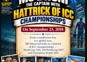 MS Dhoni: The Captain With Hattrick of ICC Championships