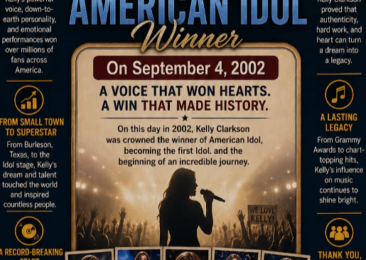 Kelly Clarkson: The first American idol winner