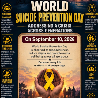 World Suicide Prevention Day: Addressing a Crisis Across Generations