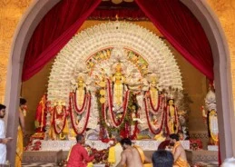 ‘Sindoor Khela’: A Bittersweet Farewell to Durga in Delhi