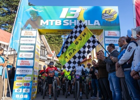 72 cyclists flagged off for MTB Shimla 2026 in Himachal Pradesh