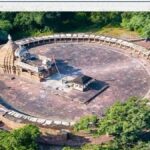 A temple in Morena that resembles the Indian Parliament