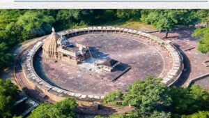 A temple in Morena that resembles the Indian Parliament
