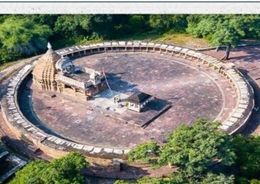 A temple in Morena that resembles the Indian Parliament