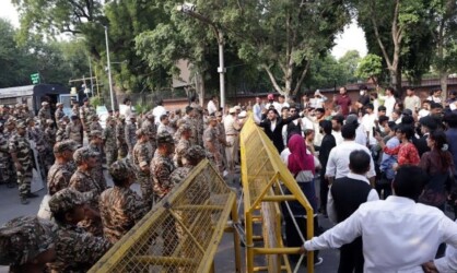 Thousands detained in CJP protest against Chief Election Commissioner in Delhi