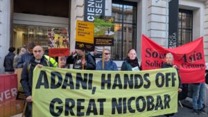 Survival International protests against Adani sponsorship of London Science Museum
